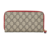 Gucci GG & Love Rainbow Long Zip Wallet, back view